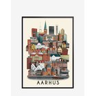 MARTIN SCHWARTZ Aarhus Standard Poster - MULTI COLOR - 50X70 cm