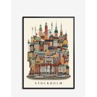 MARTIN SCHWARTZ Stockholmstandard Poster - MULTI COLOR - 50X70 cm