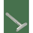 PARKER Single Edge All Satin Safety Razor - SATIN CHROME - One Size