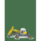 SIKU Siku Gravemaskine Multi 1:50 - MULTI - One Size