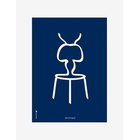 BRAINCHILD The Ant Line Black - MULTI-COLORED - 70X100 cm