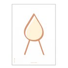 BRAINCHILD Drop White - MULTI-COLORED - 70X100 cm
