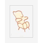 BRAINCHILD Papa Bear White - MULTI-COLORED - 70X100 cm