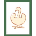 BRAINCHILD The Swan White - MULTI-COLORED - 70X100 cm