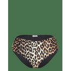 GANNI Recycled Core Printed Midrise Bikini Briefs - LEOPARD - 34