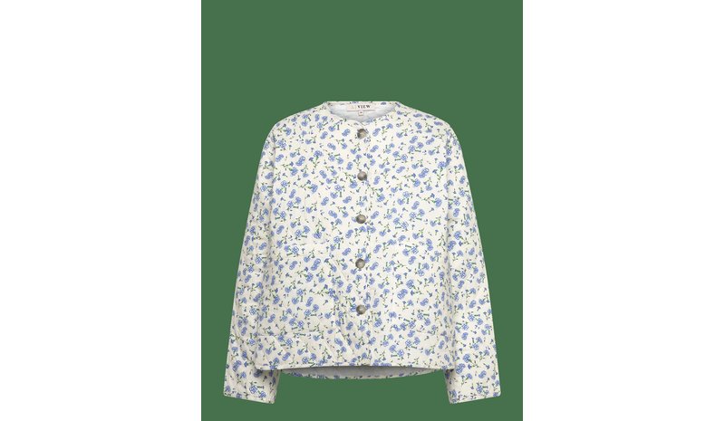 A-VIEW Kammy Jacket - WHITE/BLUE - 40 – kuva 1/2