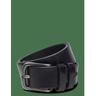 PORTIA 1924 Black Full Grain Leather Belt - BLACK - 115 cm