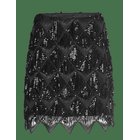 TWIST & TANGO Melvina Sequin Skirt - BLACK - 34