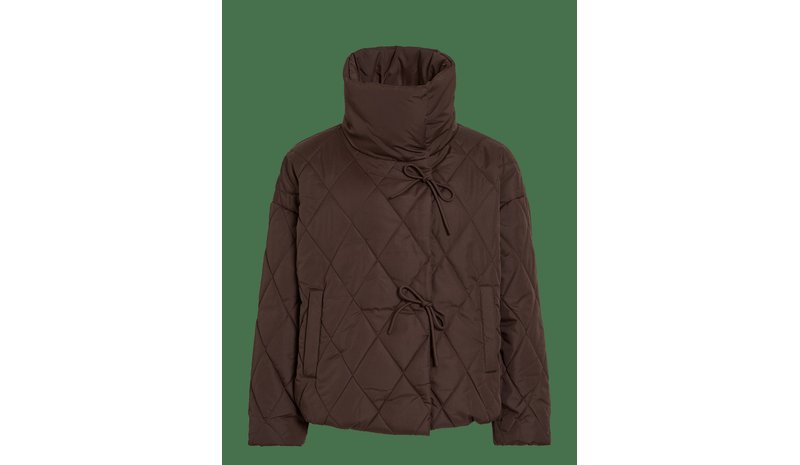 VILA Vibumble L/S Puffer Jacket/1 - COFFEE BEAN - 44 – kuva 1/2