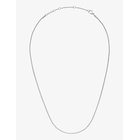 DANIEL WELLINGTON Elan Twisted Chain Necklace Long S - SILVER - L 49 cm