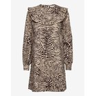 SAMSØE SAMSØE Odette Dress Aop 10783 - CHOCO ZEBRA - S