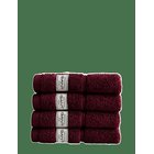 GANT 4-Pack Premium Towels 30X30 - DARKENED WINE - 30X30