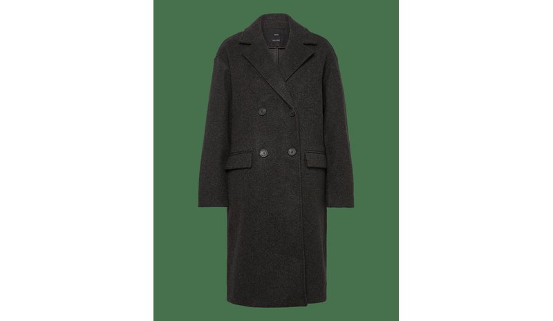 MANGO Double-Breasted Midi Coat - CHARCOAL - L – kuva 1/2