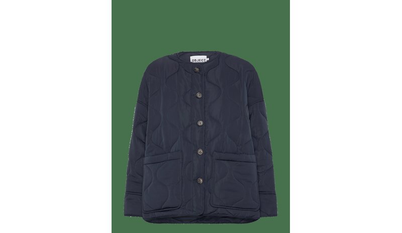 OBJECT Objallie Ls Lo Quilted Jacket Noos - SKY CAPTAIN - 38 – kuva 1/2