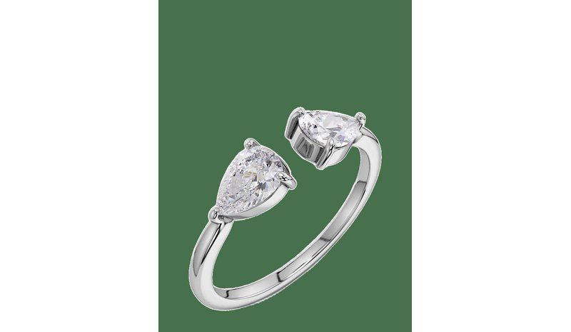 EDBLAD Arrow Ring Silver - SILVER - M – kuva 1/2