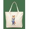 MAISON KITSUNE Dressed Fox Tote - ECRU - One Size – kuva 1