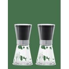 ROSENDAHL Gc Grinder H14.5 Cm Black/Steel 2 Pcs. - BLACK/STEEL - H14.5 cm