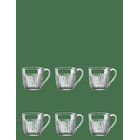 LA ROCHÈRE La Rochère Mug With Handle Ouessant, 6 Pcs - CLEAR - 27 CL