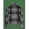 WEEKDAY Relaxed Wool-Blend Zip Jacket - BLACK CHECK - L – kuva 1