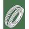 BUD TO ROSE Iris Ring Clear/Silver - SILVER - M – kuva 1