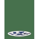 ALESSI Assistant In White Porcelain Pattern Design By Samiro Yunoki - WHITE/BLUE - D21 cm
