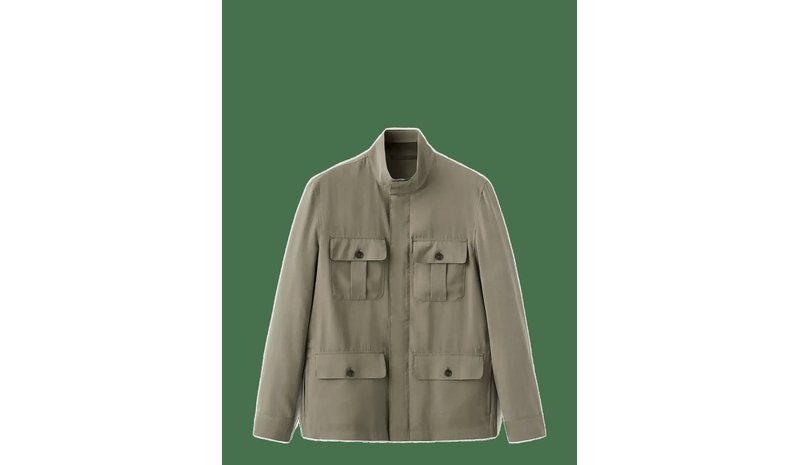MANGO Modal Pocket Jacket - MEDIUM GREY - XL – kuva 1/2