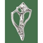 RODEBJER Rodebjer Petit Shell Brooch - SILVER - ONES