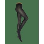 WOLFORD Cotton Rib Tights - BLACK - L