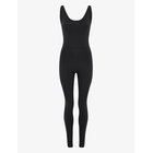GIRLFRIEND COLLECTIVE Scoop Back Unitard, Long - BLACK - S