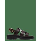 CLARKS Orinoco3 Strap D - DARK BROWN LEA - 41