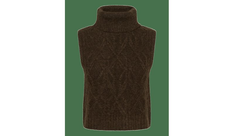CREAM Crelsie Knit Slipover - JAVA - XL/XXL – kuva 1/2