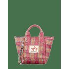 BECKSÖNDERGAARD Checky Coated Gabby Bag - POMPEIAN RED - One Size