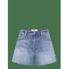 REPLAY Straight Short Sustainable Denim Shorts - MEDIUM BLUE - 25