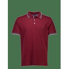 BISON Polo Piqué S/S - WINE - XXL