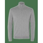 SELECTED Slmberg Full Zip Cardigan Noos - MEDIUM GREY MELANGE - XXL