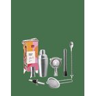 VACUVIN Cocktail Set Lovers Bar In A Box Set/7 Vacu Vin® - STAINLESS/BLACK/CLEAR - One Size