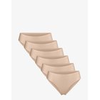 DANISH ENDURANCE Invisible Bikini (Women) 6-Pack - BEIGE - XL