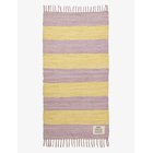 BONGUSTA Chindi Rug 60 X 120 Cm - LILAC & NEON YELLOW - 60X120 cm