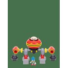 SONIC Sonic - 2.5"" Egg Hammer Robot Deluxe Playset - MULTICOLOURED - 6 cm