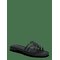 TOMMY HILFIGER Th Script Flat Mule Lth - BLACK - 38 – kuva 1
