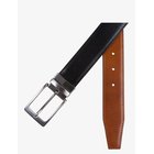 PORTIA 1924 Full Grain Leather Belt Reversable - BLACK/BROWN - 95 cm