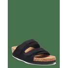 ROSEMUNDE Rhcolina Leather Suede Strap Sandal - BLACK - 41