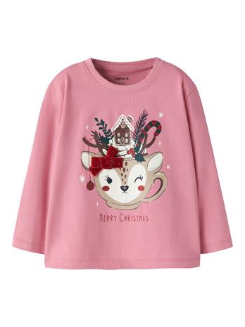 NAME IT Nmfrepoler Ls Nreg Top Box - WILD ROSE - 92
