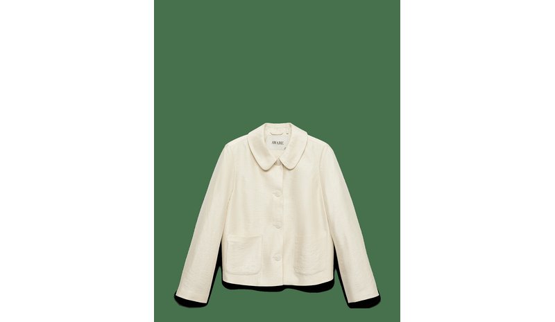 VERO MODA Awanabelle Ls Short Blazer - BONE WHITE - 40 – kuva 1/2