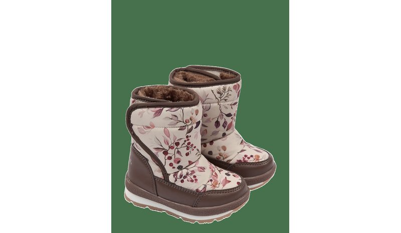 MIKK-LINE Winter Boot Padded - BERRIES & BIRDS AOP - 32 – kuva 1/2