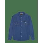 WRANGLER Western Shirt - CAROLINE CREEK - M x 00