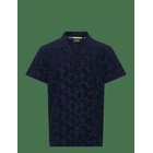 SCOTCH & SODA Terry Jacquard Regularfit Shortsleeved Shirt - PAGEANT BLUE - M
