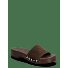 BIANCO Biaaudrey Slide Clog Suede - BROWN - 36