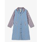 JUNA Bæk&Bølge Beate Coat M/L Blue/Dusty Red - BLUE/DUSTY RED - M/L