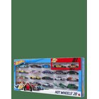 HOT WHEELS 20-Car Pack, 20 1:64 Scale Toy Vehicles For Kids 3 Years & Older - MULTI COLOR - One Size